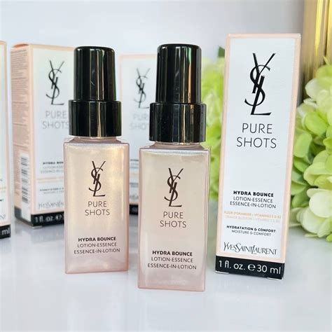 ysl pure shots hydra bounce lotion essence中文|YSL Pure Shots 微精華保濕盈露 10ml .